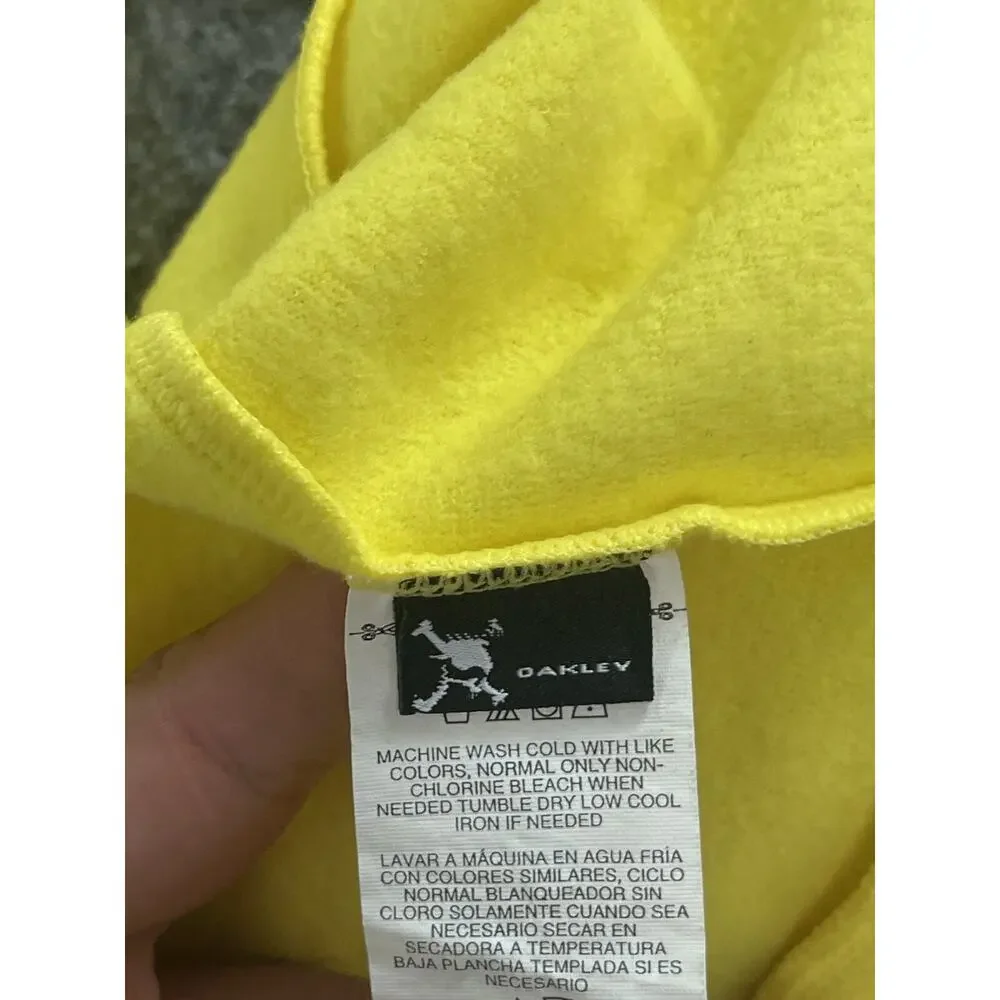 Oakley Gretchen Bleiler Sweater Women Large Sweatshirt Yellow Pullover N87